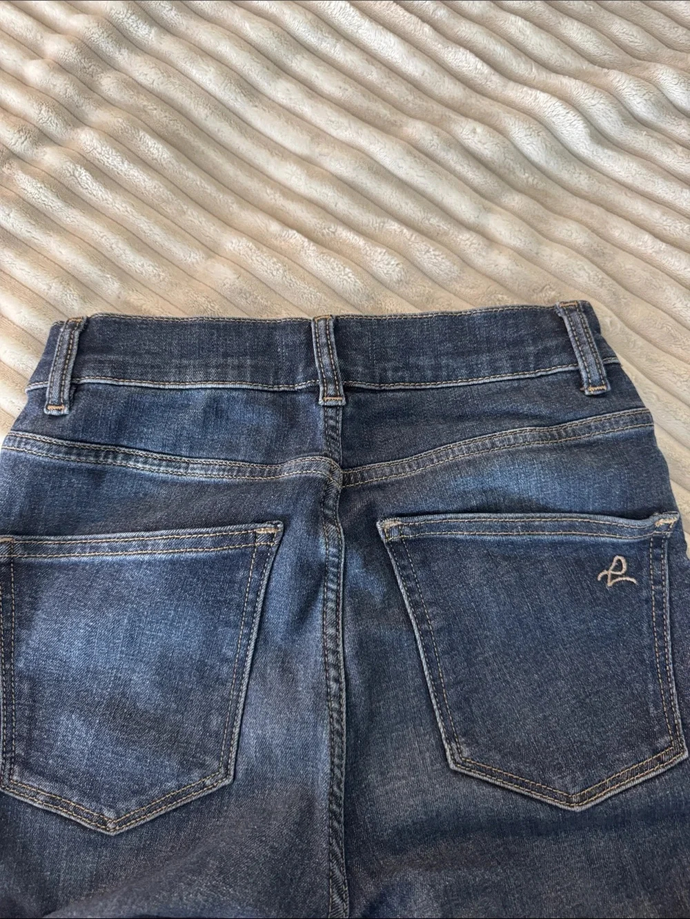 DL1961 Men's Straight Dark Indigo Denim Jeans